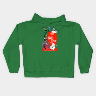 Santa Clause Vs The Devil Kids Hoodie